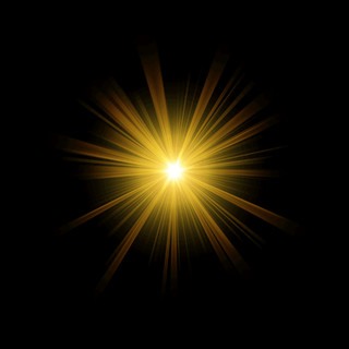 粒子特效金色发光效果光效元素gif动态图